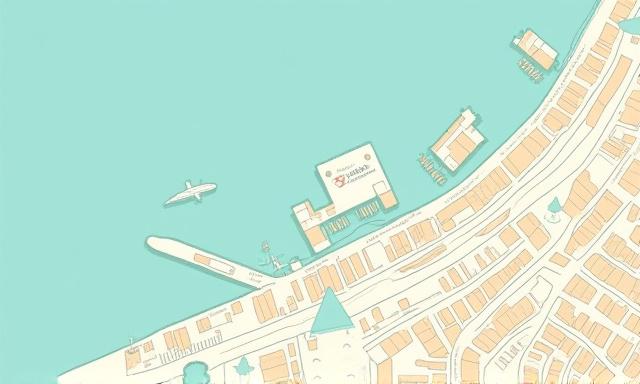 Carte de localisation de Tissage Rivage à Cannes